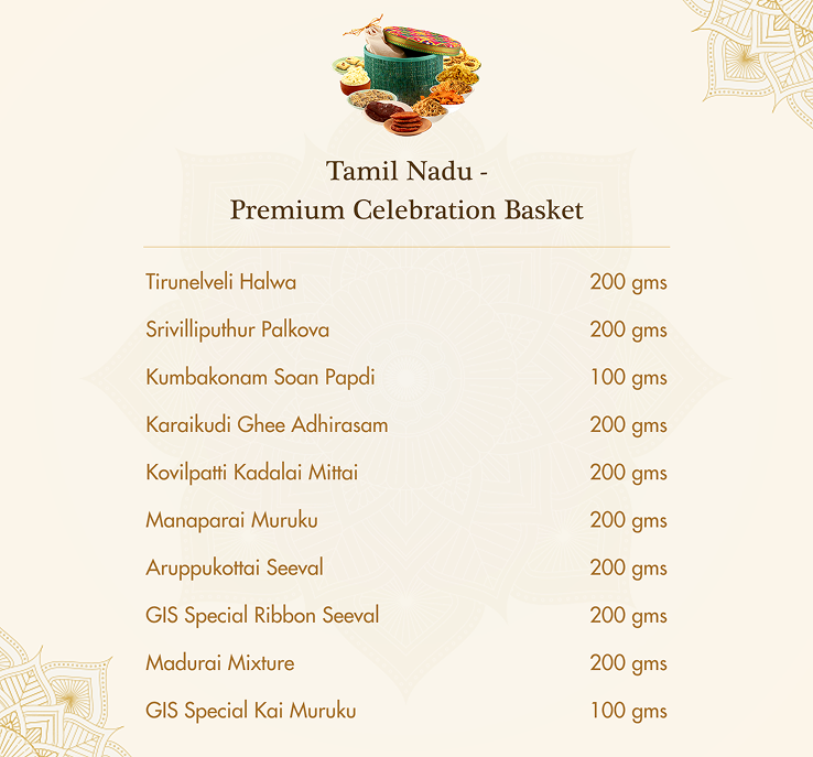 Tamil Nadu - Premium Celebration Basket - Image 4