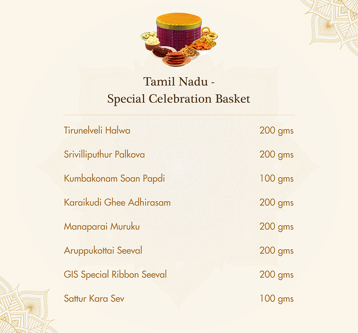 Tamil Nadu - Special Celebration Basket - Image 4
